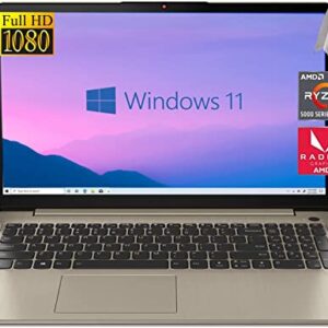 Lenovo 2022 Newest IdeaPad 3 Laptop, 15.6" FHD Display, AMD Ryzen 5 5500U, 12GB DDR4 RAM, 256GB SSD, AMD Radeon 7 Graphics, Webcam, WiFi, HDMI, Windows 11 Home with JAWFOAL