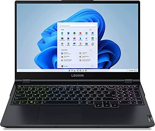 Lenovo Legion 5 Gaming Laptop, 15.6" FHD Display, AMD Ryzen 5 5600H, 16GB RAM, 1TB SSD, NVIDIA GeForce RTX 3050Ti, RJ45, Wi-Fi 6, Webcam, HDMI, Windows 11H, Phantom Blue, Free 64GB MicroSD Card