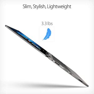 ASUS VivoBook Flip 14 Thin and Light 2-in-1 Laptop, 14” HD Touchscreen, Intel Celeron N4020 Processor, 4GB DDR4, 64GB Storage, Windows 10 Home in S Mode, Light Grey, TPM, Fingerprint, J401MA-DB02