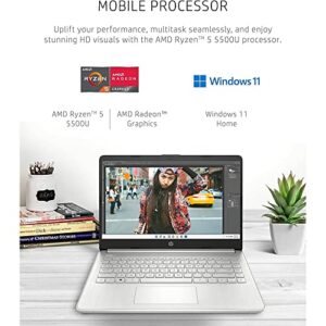 HP 14" FHD Business Laptop Computer [Windows 11 Pro] , 6-core AMD Ryzen 5 5500U (Up to 4.0 Ghz), 16GB RAM, 512GB PCIe SSD, Thin & Portable, Long Battery Life, Wi-Fi 6, Bluetooth 5.2, HDMI, USB, w/Hub