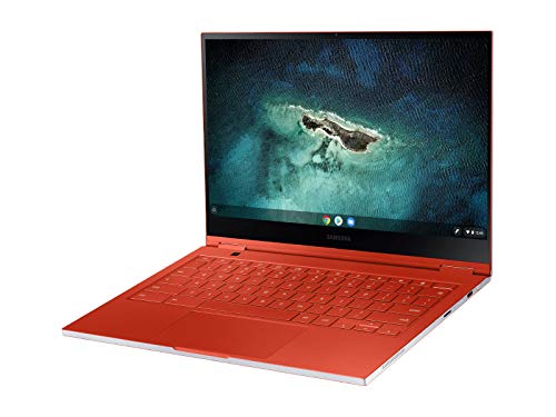 SAMSUNG 13.3" Galaxy Chromebook Laptop Computer w/ 256GB Storage, 8GB RAM, 4K AMOLED Touchscreen Display, HD Intel Core I-5 Processor, Ultra Slim, US Warranty, Fiesta Red