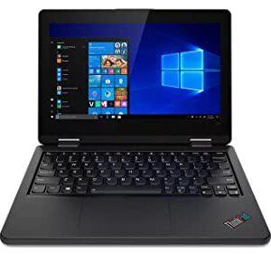 Lenovo ThinkPad 11e Yoga Gen 6 11 2-in-1 Business Laptop 11.6" HD IPS Glossy Touchscreen 8th Gen Intel Core M3-8100Y Processor 8GB RAM 256GB SSD USB-C Win10 Black + HDMI Cable