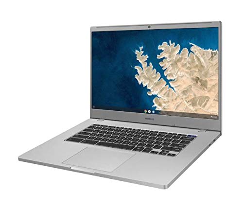 Samsung Chromebook 4 + (2021 Model) 15.6" Intel UHD Graphics 600, Intel Celeron Processor N4020, 4GB, 32GB| Wi-Fi -(XE350XBA-KA1US), Silver