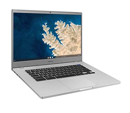 Samsung Chromebook 4 + (2021 Model) 15.6" Intel UHD Graphics 600, Intel Celeron Processor N4020, 4GB, 32GB| Wi-Fi -(XE350XBA-KA1US), Silver