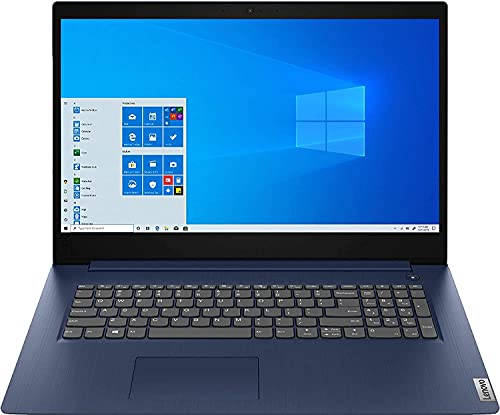 Lenovo Newest IdeaPad 17.3" HD+ Laptop Computer, Intel Quad-Core i5-1035G1(Up to 3.6GHz Beat i7-8550U), 12GB DDR4 RAM, 256GB SSD+1TB HDD, WiFi 5, Webcam, HDMI, Windows 10, Abyss Blue, JVQ MP