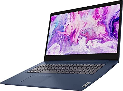 Lenovo Newest IdeaPad 17.3" HD+ Laptop Computer, Intel Quad-Core i5-1035G1(Up to 3.6GHz Beat i7-8550U), 12GB DDR4 RAM, 256GB SSD+1TB HDD, WiFi 5, Webcam, HDMI, Windows 10, Abyss Blue, JVQ MP