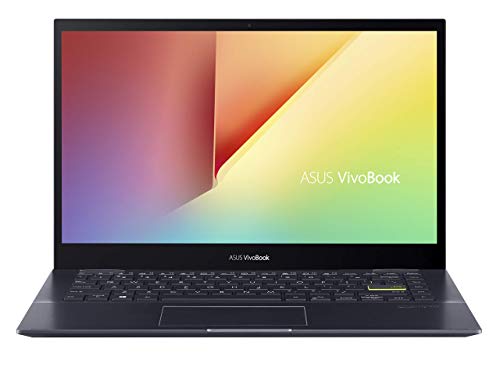 Asus VivoBook Flip 14 Thin and Light 2-in-1 Laptop, 14 FHD Touch Display, AMD Ryzen 7 4700U, 8GB DDR4 RAM, 512GB SSD Glossy Stylus Windows 10 Home Fingerprint Reader TM420IA-DB71T (Renewed)