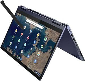 lenovo thinkpad 13 pro yoga chromebook in blue 2-in-1 touchscreen laptop amd athlon up to 3.3ghz 64gb ssd 4gb ddr4 13.3in fhd backlit keyboard dual cam chrome os (c13-renewed)