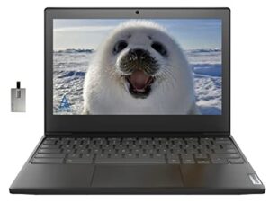 lenovo 2022 chromebook 3 11.6″ hd for business and student laptop, intel celeron n4020 processor, 4gb ram, 64gb emmc, intel hd graphics, hd webcam, black, chrome os, 32gb usb card