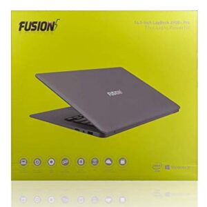 Fusion5 14.1inch A90B+ Pro 64GB Windows 10 Laptop - 4GB RAM, 64GB Storage, Full HD IPS, Bluetooth, 2MP Webcam, Dual Band WiFi Laptop