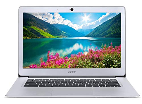 Acer Chromebook 14 CB3-431-12K1 14" Chromebook - 1366 x 768 - Atom x5 E8000-4 GB RAM - 32 GB Flash Memory - Sparkly Silver - Chrome OS - Intel HD Graphics - ComfyView - English (US) Keyboard -