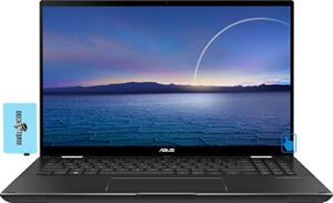 asus zenbook flip 15 home & entertainment 2-in-1 laptop (intel i7-1165g7 4-core, 16gb ram, 512gb pcie ssd, gtx 1650 [max-q], 15.6″ 60hz touch full hd (1920×1080), win 11 pro) with hub