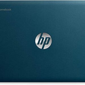 HP Chromebook x360 Laptop Computer in Teal Color Intel Celeron N4020 up to 2.8GHz 4GB DDR4 RAM 64GB eMMC 14inch HD 2-in-1 Touchscreen (Renewed)