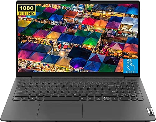 Lenovo Latest IdeaPad 5 15.6" FHD Touchscreen Laptop, AMD Ryzen 7 5825U, 16GB RAM 256GB PCIe SSD, Wi-Fi, Webcam, Fingerprint Reader, Backlit Keyboard, Windows 11 Home, Grey