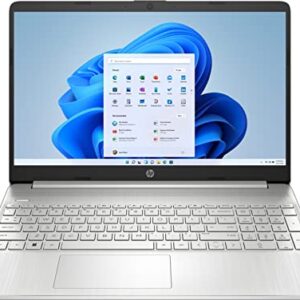 CUK 15 Inch Lightweight Notebook (Intel Core i7-1255U, 64GB RAM, 2TB NVMe SSD, 15.6" FHD IPS, Backlit Keyboard, Wi-Fi 6, Windows 11 Home) Thin Laptop Computer (Made_by_HP) - Natural Silver