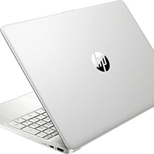 CUK 15 Inch Lightweight Notebook (Intel Core i7-1255U, 64GB RAM, 2TB NVMe SSD, 15.6" FHD IPS, Backlit Keyboard, Wi-Fi 6, Windows 11 Home) Thin Laptop Computer (Made_by_HP) - Natural Silver