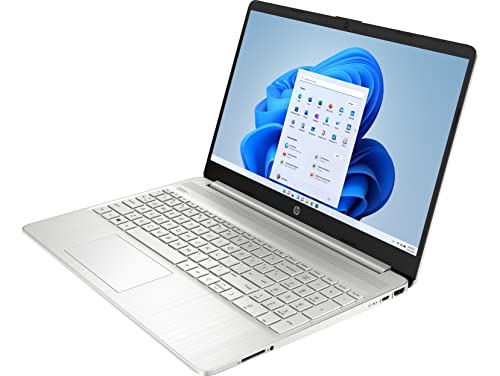 CUK 15 Inch Lightweight Notebook (Intel Core i7-1255U, 64GB RAM, 2TB NVMe SSD, 15.6" FHD IPS, Backlit Keyboard, Wi-Fi 6, Windows 11 Home) Thin Laptop Computer (Made_by_HP) - Natural Silver