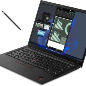 Lenovo ThinkPad X1 Carbon Gen 10 Laptop, 14.0" FHD Touchscreen, Intel Core i7-1270P, Intel Iris Xe Graphics, 32GB RAM, 1TB PCIe SSD, Backlit, Fingerprint, Win 11 Pro, Black, with MTC Stylus Pen