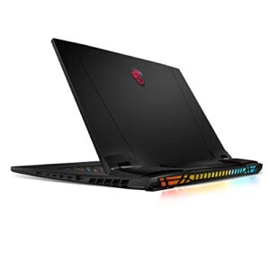 MSI Titan GT77 17.3" UHD 144Hz Mini LED: Intel Core i9-13980HX, RTX 4080, 64GB DDR5, 2TB NVMe SSD, Thunderbolt 4, USB-Type C, Cooler Boost Titan, Win 11 Pro: Core Black 13VH-046US