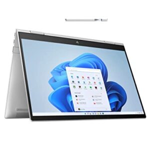 HP Envy 2-in-1 13.3" WUXGA (1920 x 1200) Touch-Screen Laptop | Intel Core i7-1250U Procoessor| 8GBDDR4 | 512GB SSD | Backlit Keyboard|Intel Iris Xe Graphics| Silver |Bundle Stylus Pen