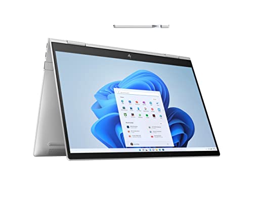 HP Envy 2-in-1 13.3" WUXGA (1920 x 1200) Touch-Screen Laptop | Intel Core i7-1250U Procoessor| 8GBDDR4 | 512GB SSD | Backlit Keyboard|Intel Iris Xe Graphics| Silver |Bundle Stylus Pen