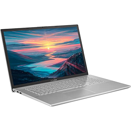 ASUS Newest VivoBook 17.3" HD+ Thin and Light Laptop, Intel Core i5-1035G1 Processor, HD Webcam, HDMI, Wi-Fi 5, Bluetooth, Transparent Silver, Windows 11 (20GB RAM | 1TB SDD)