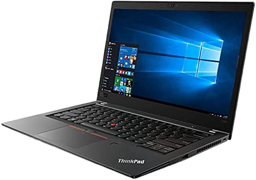 Lenovo ThinkPad T480s 14 FHD Laptop - Intel Core i5-8350U, 8GB RAM, 256GB SSD, Webcam, Bluetooth, Windows 10 Pro (Renewed)