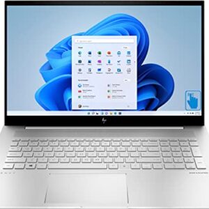 HP Envy Laptop 17 17.3" 60Hz Touch FHD Home & Business Laptop (Intel i7-1255U 10-Core, 64GB RAM, 2TB PCIe SSD, Intel Iris Xe, (1920x1080), Fingerprint, WiFi, Bluetooth, Win 11 Pro) with Hub