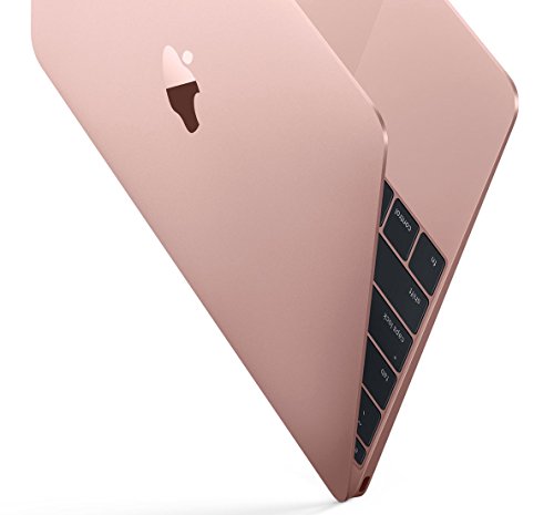 Apple MacBook (MMGL2LL/A) 256GB 12-inch Retina Display (2016) Intel Core M3 Tablet - Rose Gold (Renewed)