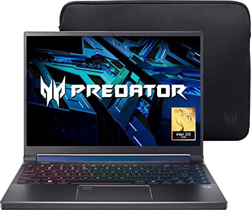 Acer Predator Triton 300 SE 14-inch WUXGA 165Hz, 512GB SSD, i7-12700H Gaming Laptop (16GB RAM, GeForce RTX 3060, Backlit Keyboard, Windows 11 Home, Titanium Gray) PT314-52s-747P, 2022 Model