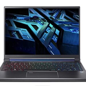 Acer Predator Triton 300 SE 14-inch WUXGA 165Hz, 512GB SSD, i7-12700H Gaming Laptop (16GB RAM, GeForce RTX 3060, Backlit Keyboard, Windows 11 Home, Titanium Gray) PT314-52s-747P, 2022 Model