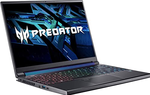 Acer Predator Triton 300 SE 14-inch WUXGA 165Hz, 512GB SSD, i7-12700H Gaming Laptop (16GB RAM, GeForce RTX 3060, Backlit Keyboard, Windows 11 Home, Titanium Gray) PT314-52s-747P, 2022 Model