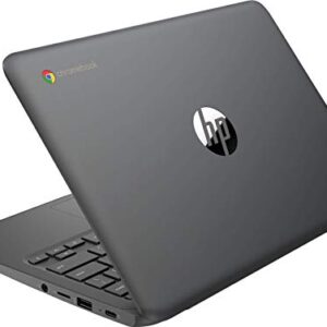 HP 2022 Newest Chromebook 11.6" HD Thin Light Laptop Computer for Business Student, Intel Celeron N3350 Up to 2.4 GHz, 4GB Memory, 32GB eMMC,Webcam, USB-C, WiFi, Bluetooth, Chrome OS+MarxsolCables