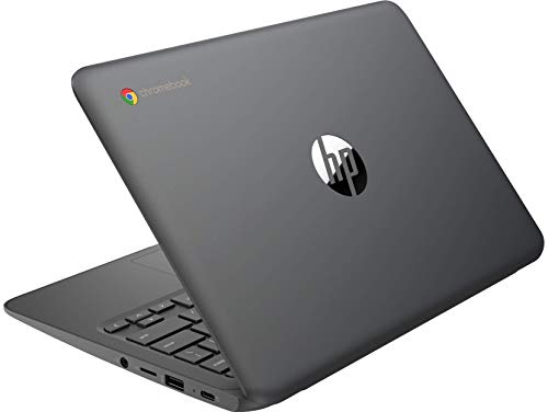 HP 2022 Newest Chromebook 11.6" HD Thin Light Laptop Computer for Business Student, Intel Celeron N3350 Up to 2.4 GHz, 4GB Memory, 32GB eMMC,Webcam, USB-C, WiFi, Bluetooth, Chrome OS+MarxsolCables