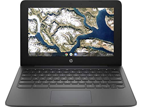 HP 2022 Newest Chromebook 11.6" HD Thin Light Laptop Computer for Business Student, Intel Celeron N3350 Up to 2.4 GHz, 4GB Memory, 32GB eMMC,Webcam, USB-C, WiFi, Bluetooth, Chrome OS+MarxsolCables
