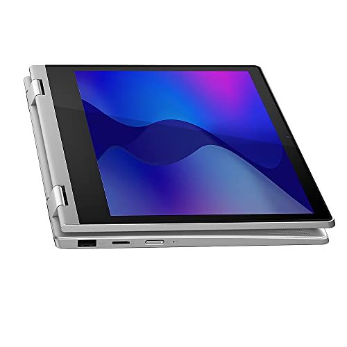 Lenovo IdeaPad Flex 3 Touchscreen 2 in 1 Laptop, 11.6" FHD Small Notebook, AMD Athlon Silver 3050e(Up to 2.8GHz), 4GB RAM 256GB Storage Space(128GB SSD + 128GB Micro SD), Webcam, Windows 10 S