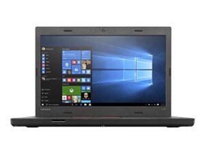 lenovo thinkpad l460 14in hd laptop, core i5-6300u 2.4ghz, 8gb ram, 256gb solid state drive, windows 10 pro 64bit, webcam (renewed)