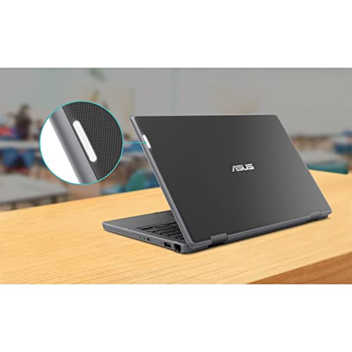 Asus Student Laptop, 12 inch IPS Anti-Glare Eye-Care HD Display, Intel Celeron N4500, Military-Grade Durability, Wi-Fi 6, Long Battery Life, Windows 10 Pro (4GB RAM | 256GB SSD), (BR1100CKA-XS04)