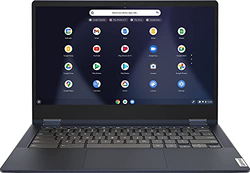 Lenovo IdeaPad Flex 5 Chromebook 13 2-in-1 Laptop 13.3" FHD IPS Glossy Touchscreen 11th Generation Intel Core i3-1115G4 Processor 8GB RAM 512GB SSD Backlit Keyboard USB-C ChromeOS Blue + Pen