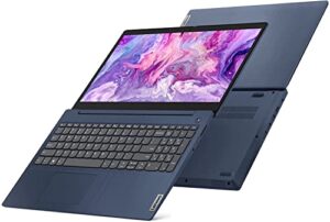 lenovo ideapad 3 laptop, 15.6″ fhd (1920 x 1080) display, intel core i3-1115g4 dual-core processor, 4gb ddr4 ram, 128gb, win10, abyss blue