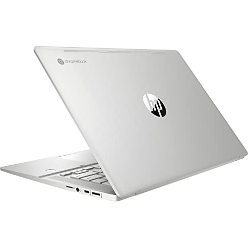 HP Pro Chromebook Enterprise 14-Inch Laptop c645 - AMD Ryzen 7 3700C Quad-Core - 16 GB RAM - 128 GB SSD - Pike Silver Aluminum - Chrome OS - AMD Radeon Graphics