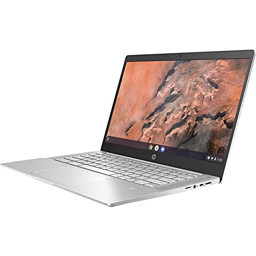 HP Pro Chromebook Enterprise 14-Inch Laptop c645 - AMD Ryzen 7 3700C Quad-Core - 16 GB RAM - 128 GB SSD - Pike Silver Aluminum - Chrome OS - AMD Radeon Graphics