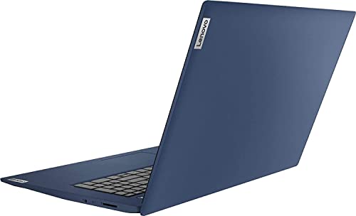 Lenovo IdeaPad 3 Laptop, 17.3" HD+ Screen, Intel Core i5-1035G1 Processor, 8GB RAM, 256GB SSD, HDMI, Wi-Fi, Bluetooth, Windows 11 Home, Blue