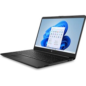 HP 2023 Newest 15 inch Laptop, Intel Quad-Core Processor, 8GB RAM, 256GB SSD, Wi-Fi, Bluetooth, HDMI, Windows 11 Home, Bundle with JAWFOAL
