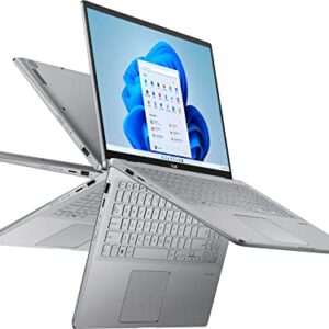 ASUS 2022 Zenbook 15.6" FHD Laptop, AMD Ryzen 7-5700U Processor, 8GB RAM, 2TB PCIe SSD, Backlit Keyboard, NVIDIA GeForce MX450, HD Webcam, Windows 11, Silver, 32GB Snowbell USB Card