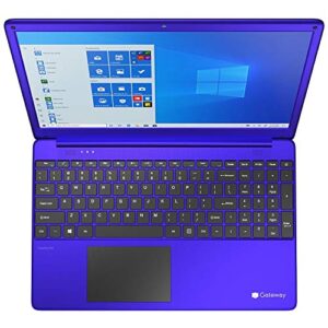 Gateway 15.6" FHD Ultra Slim Laptop Computer, Quad-Core AMD Ryzen 5 3450U up to 3.5GHz (Beat i5-8365U), 8GB DDR4 RAM, 256GB SSD, Fingerprint Scanner, HDMI, Windows 10, 64GB Flash Drive, Purple