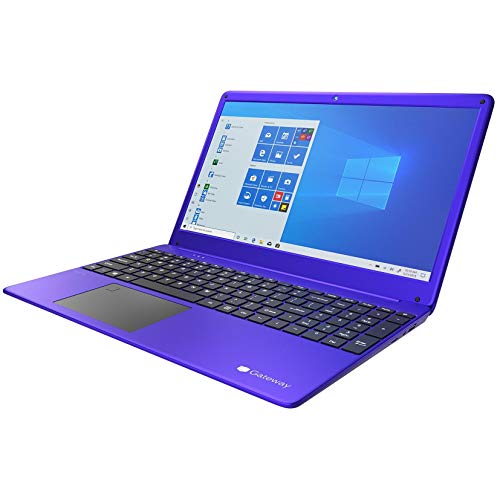 Gateway 15.6" FHD Ultra Slim Laptop Computer, Quad-Core AMD Ryzen 5 3450U up to 3.5GHz (Beat i5-8365U), 8GB DDR4 RAM, 256GB SSD, Fingerprint Scanner, HDMI, Windows 10, 64GB Flash Drive, Purple