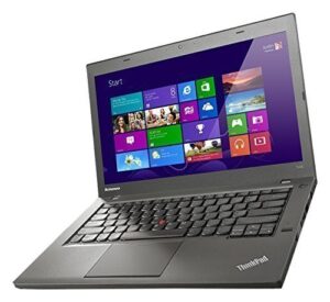 lenovo thinkpad t440 14inch business laptop computer, intel core i5-4300u up to 2.9ghz, 8gb ram, 256gb ssd, bluetooth, usb 3.0, windows 10 professional (renewed)