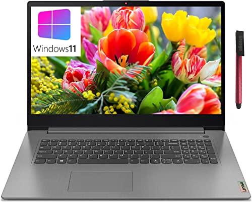 Lenovo 2022 Newest IdeaPad 3 17 17.3" FHD Laptop Computer, Intel Quard-Core i7-1165G7, 20GB DDR4 RAM, 1TB PCIe SSD, WiFi 6, Bluetooth 5.1, Webcam, Arctic Grey, Windows 11, broag 64GB Flash Drive