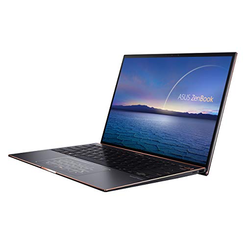 ASUS ZenBook S Ultra Slim Laptop, 13.9" 3300x2200 3:2 500nits Touch, Intel Evo Core i7-1165G7, 16GB RAM, 1TB SSD, Thunderbolt 4, TPM, Windows 10 Pro, AI Noise-Cancellation, Jade Black, UX393EA-XB77T